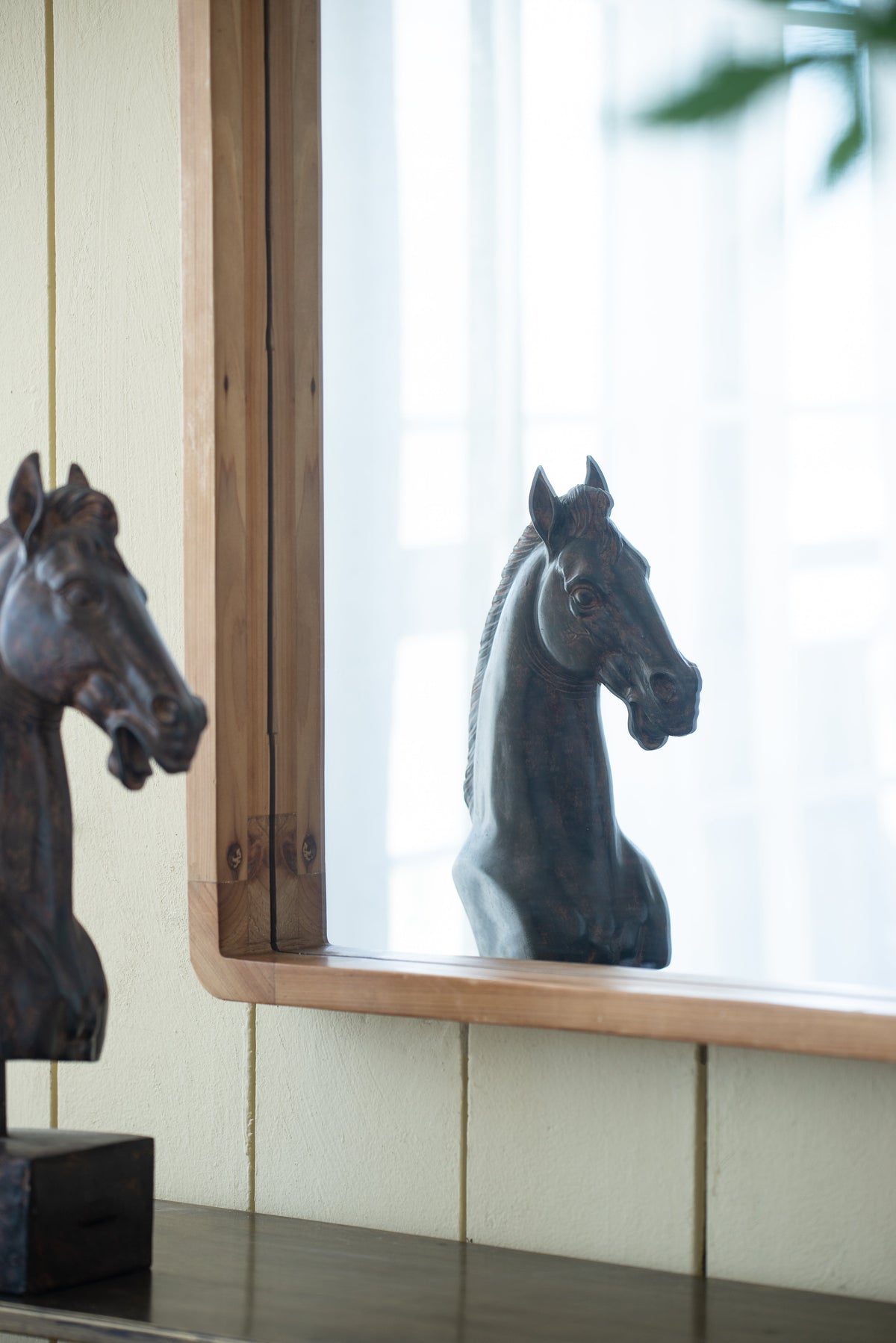 24"x36" Rectangle Wood Mirror