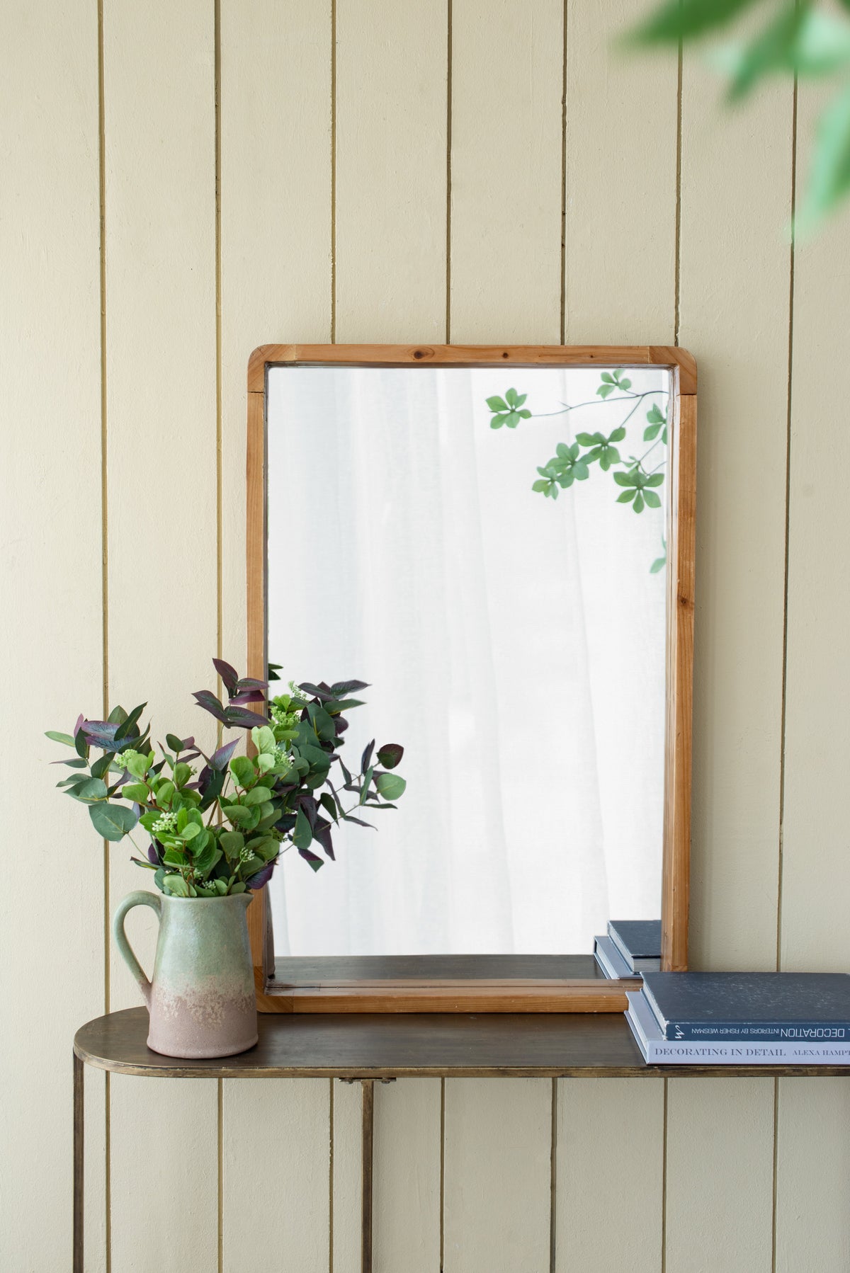 24"x36" Rectangle Wood Mirror