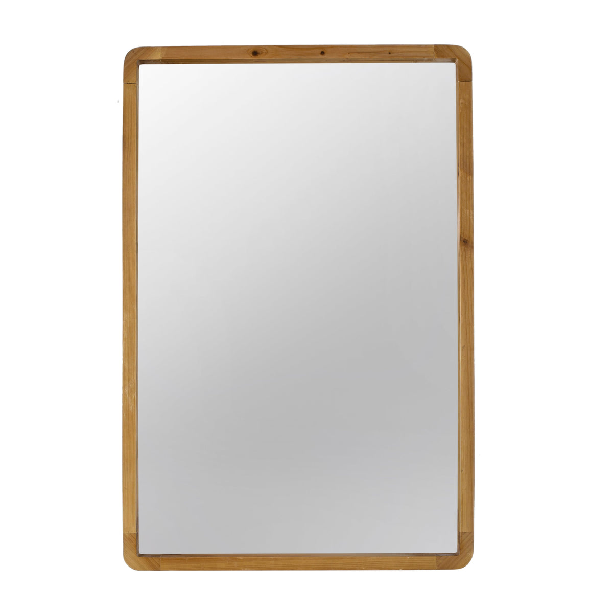 24"x36" Rectangle Wood Mirror
