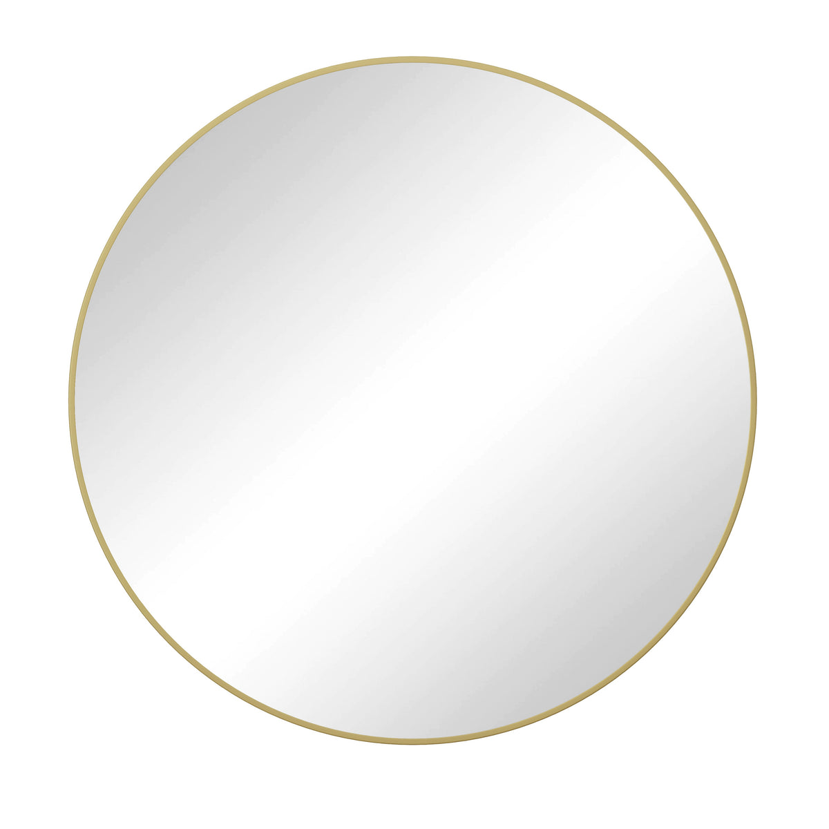 36 Inch Wall Mirror in Gold