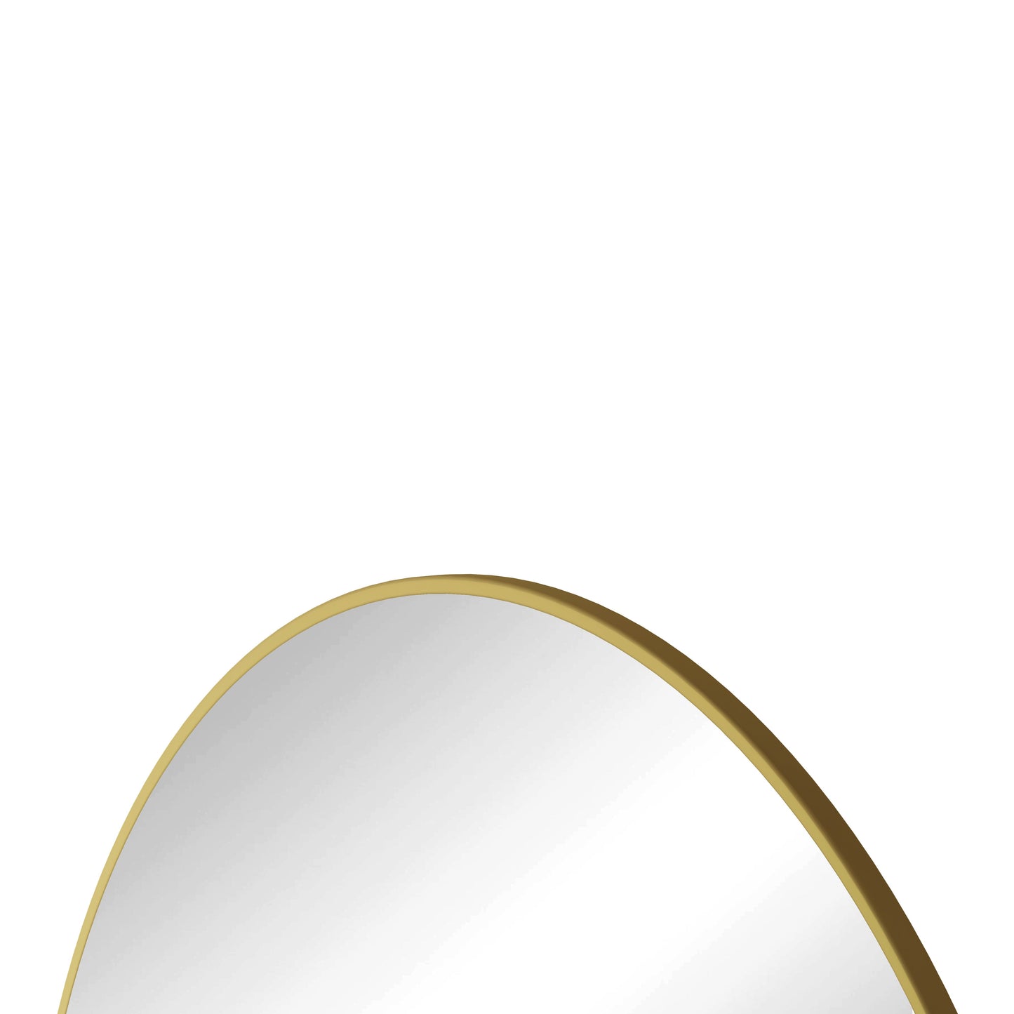 36 Inch Wall Mirror in Gold