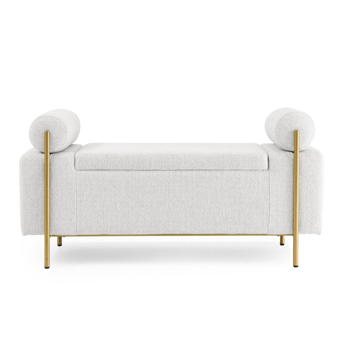 Elegant Upholstered Storage Bench