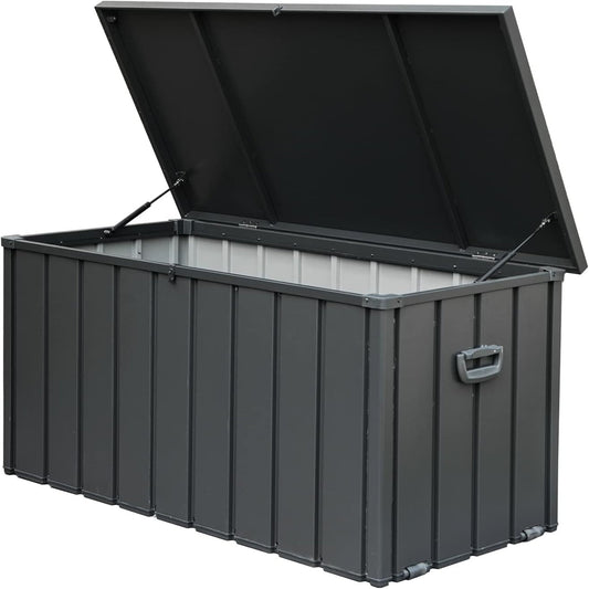 160 Gallon Outdoor Storage Deck Box Waterproof