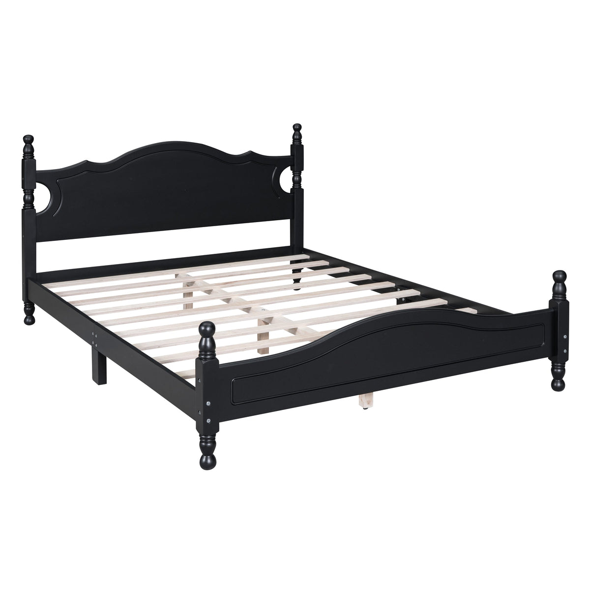 Queen Size Wood Platform Bed Frame