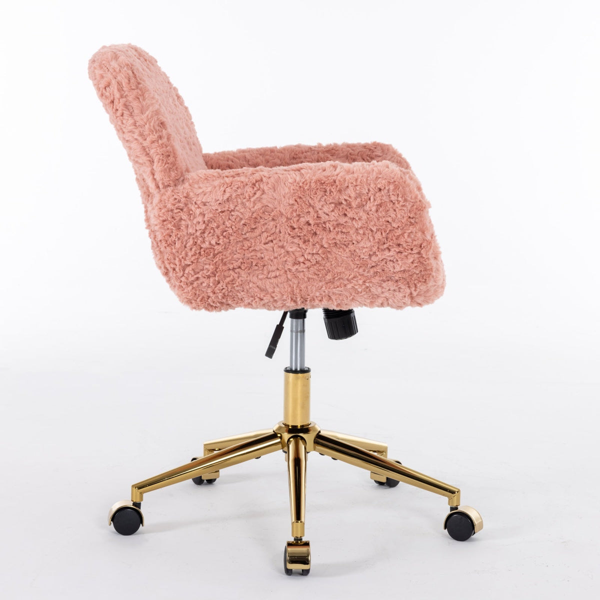 A&A Furniture Office Chair with Golden Metal Base