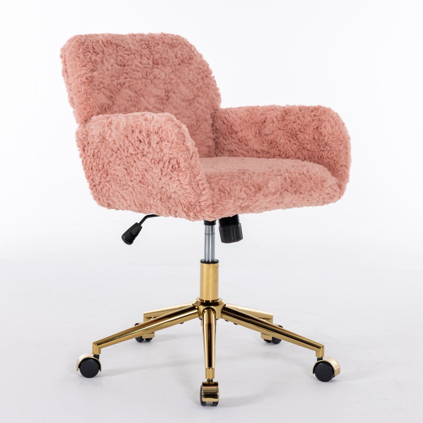 A&A Furniture Office Chair with Golden Metal Base
