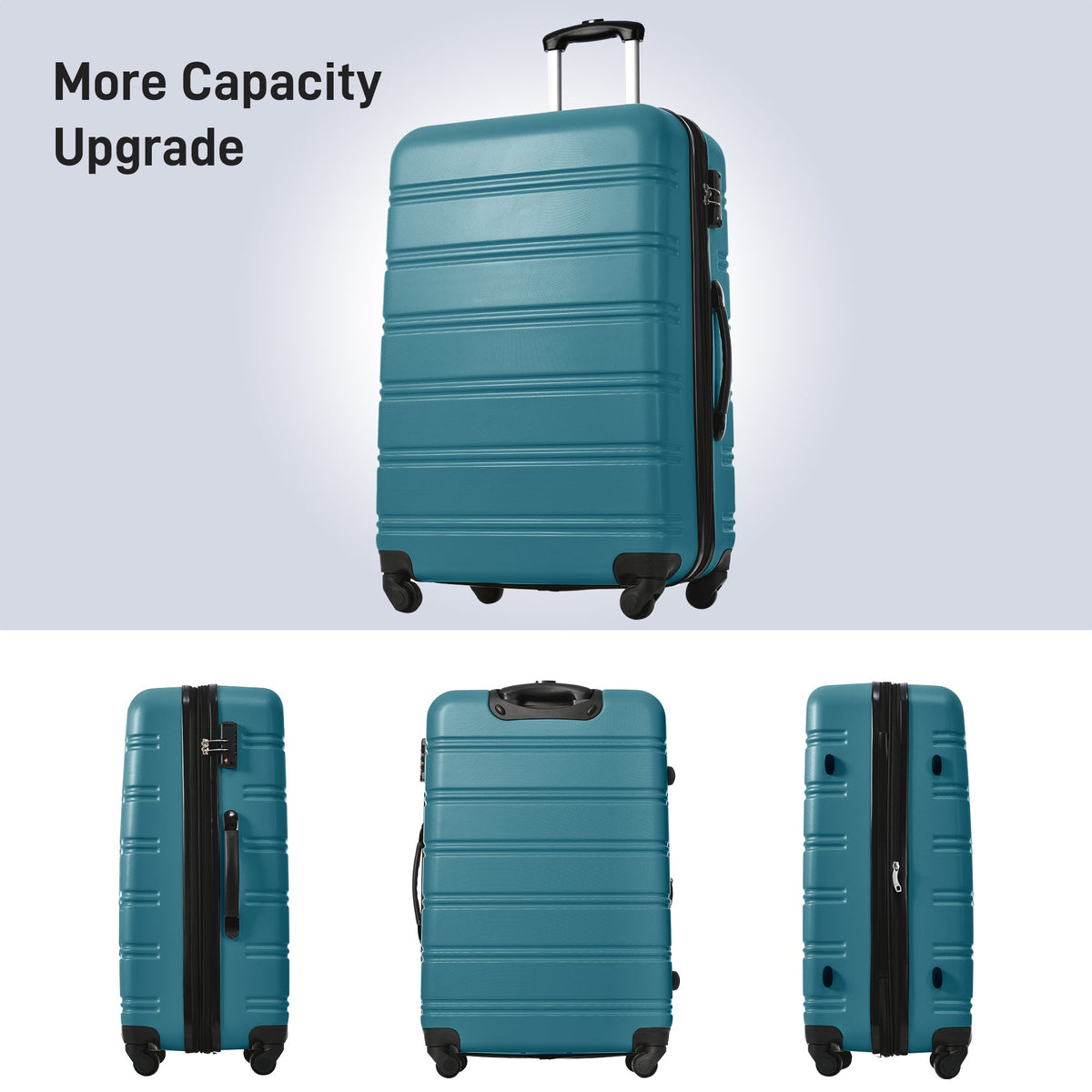 Hardshell Luggage Sets 4 pcs + Bag Spinner Suitcase with TSA Lock