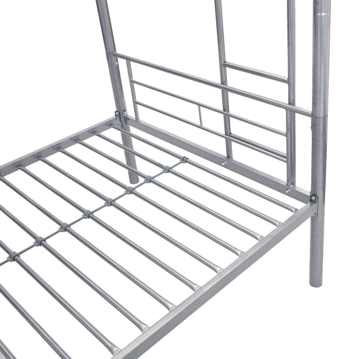 Metal Bunk Bed with Trundle