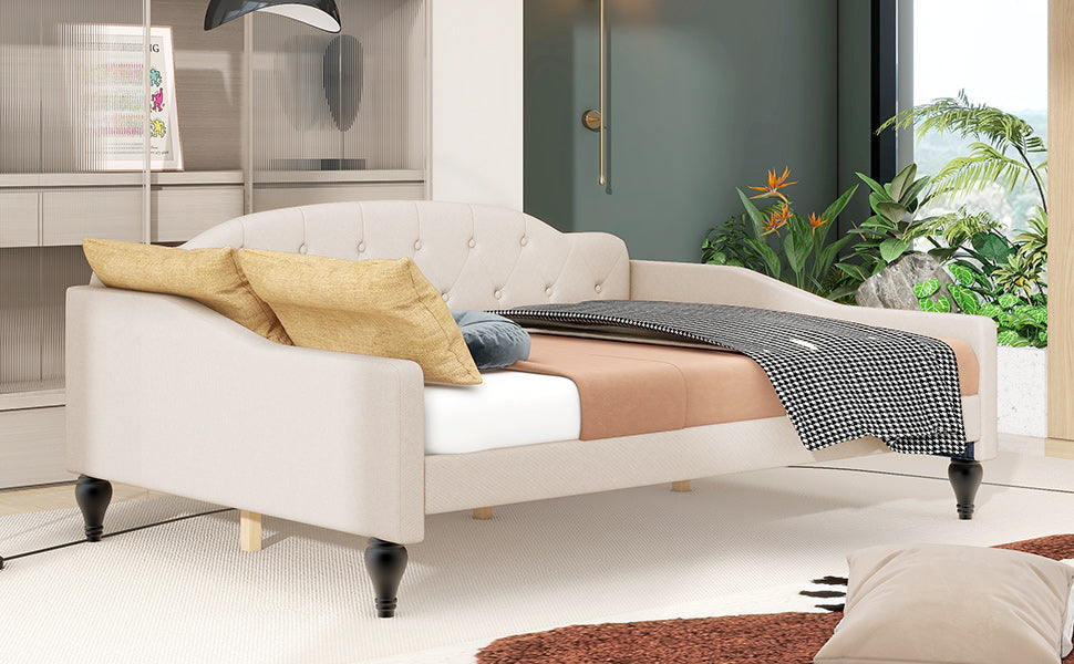 Full Size Upholstered Tufted Daybed