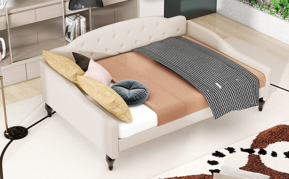 Full Size Upholstered Tufted Daybed