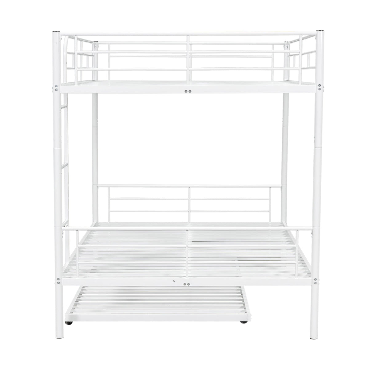 Full Over Full Metal Bunk Bed with Trundle