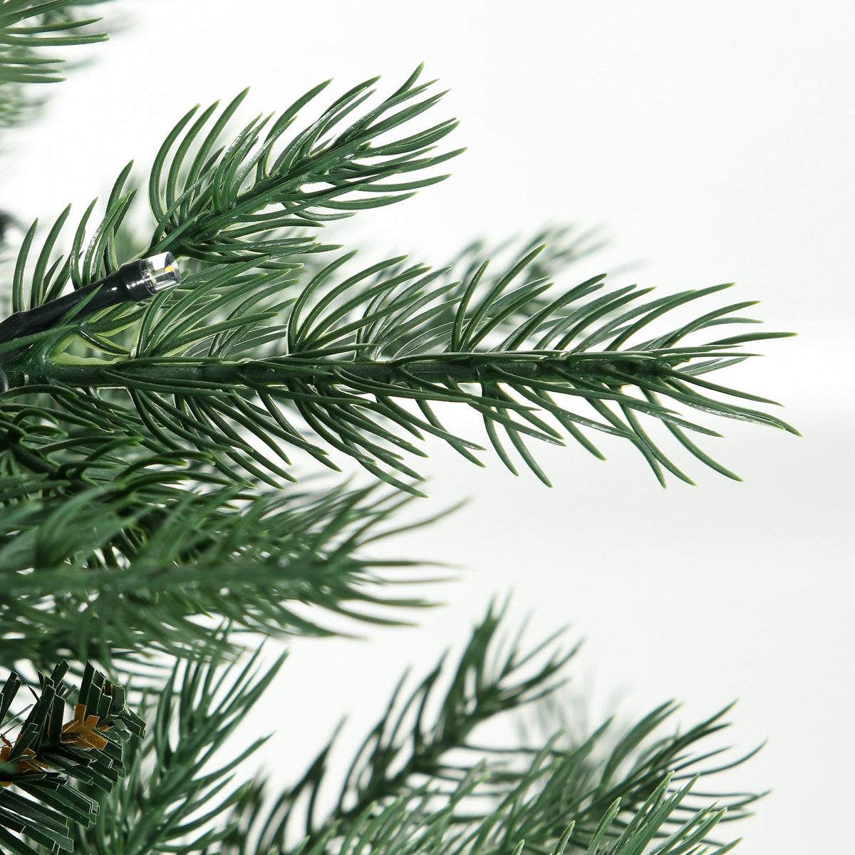 HOMCOM 6ft Tall Prelit Artificial Christmas Tree
