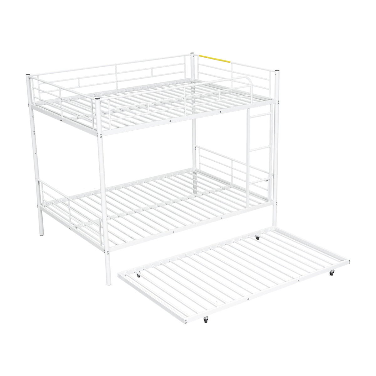 Full Over Full Metal Bunk Bed with Trundle