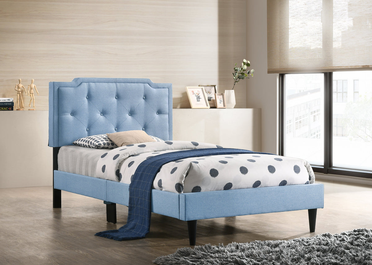 Stylish Twin Bed In Vibrant