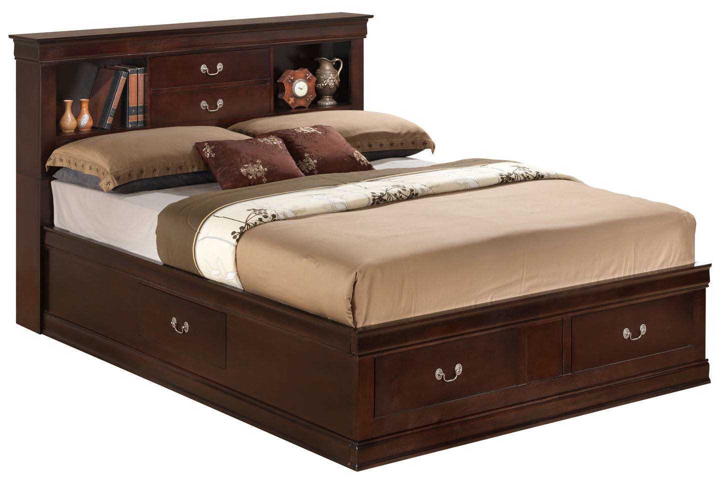 Louis Phillipe G3125B-QSB Queen Storage Bed