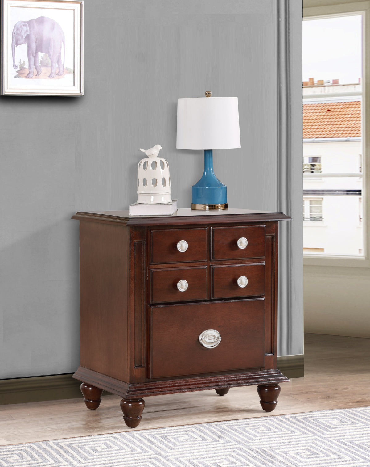 Summit G5950-N Night Stand in Cappuccino