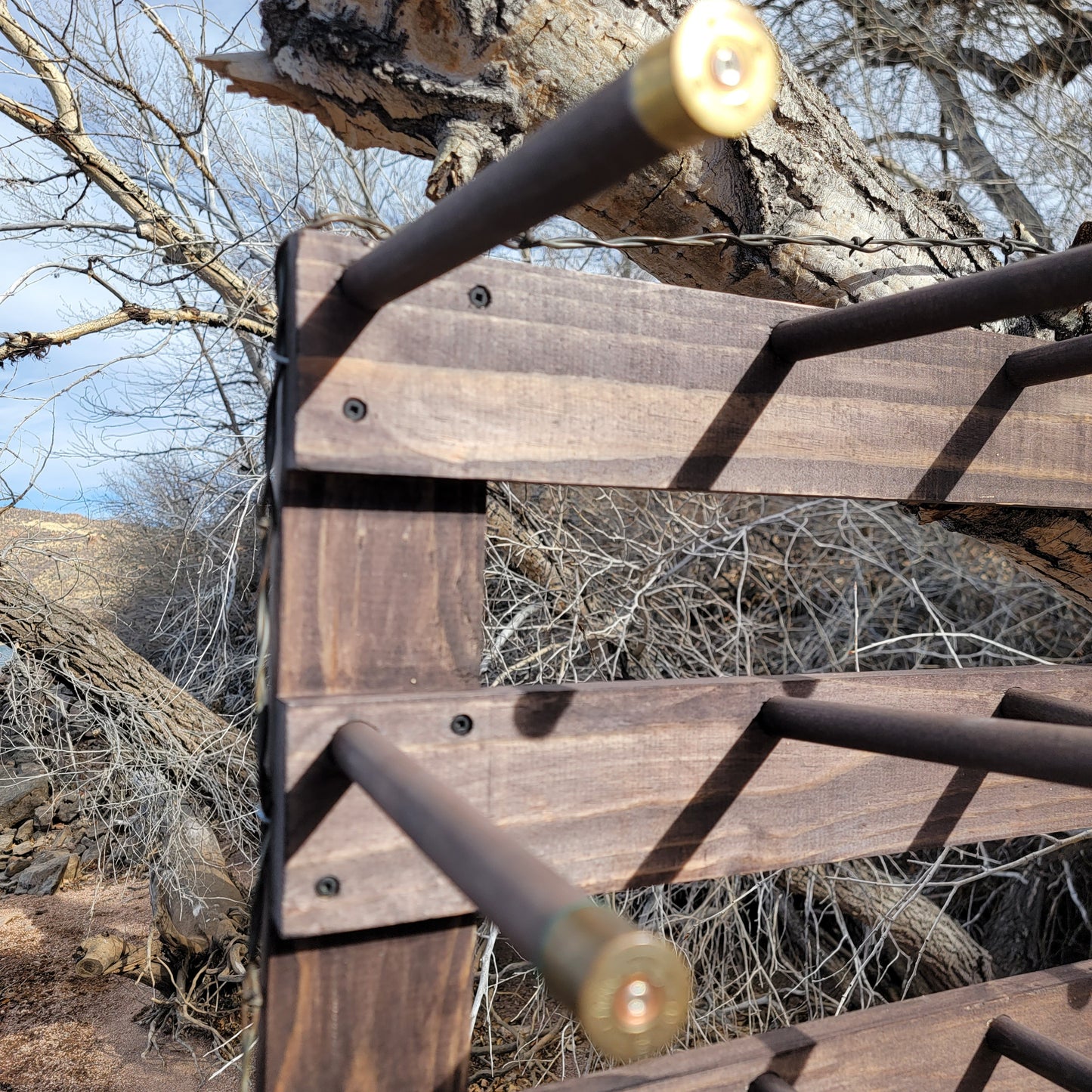 9 Cowboy Hat Rack | Cowboy Hat Holder | Rustic Western Hat Display | Handcrafted Wooden Organizer | Space-Saving Home Decor | Made in USA