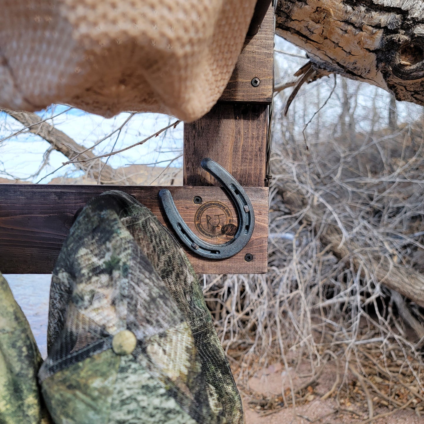 9 Cowboy Hat Rack | Cowboy Hat Holder | Rustic Western Hat Display | Handcrafted Wooden Organizer | Space-Saving Home Decor | Made in USA