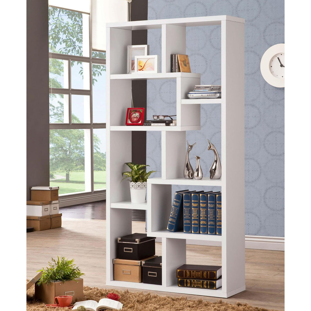 8-Shelf Display Bookcase