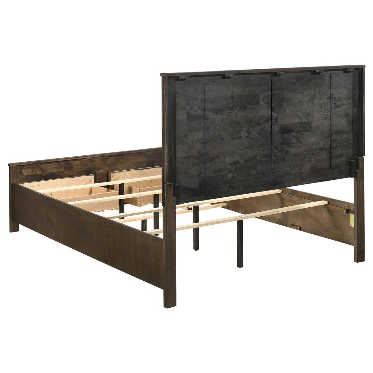 Rustic Golden Storage Bed