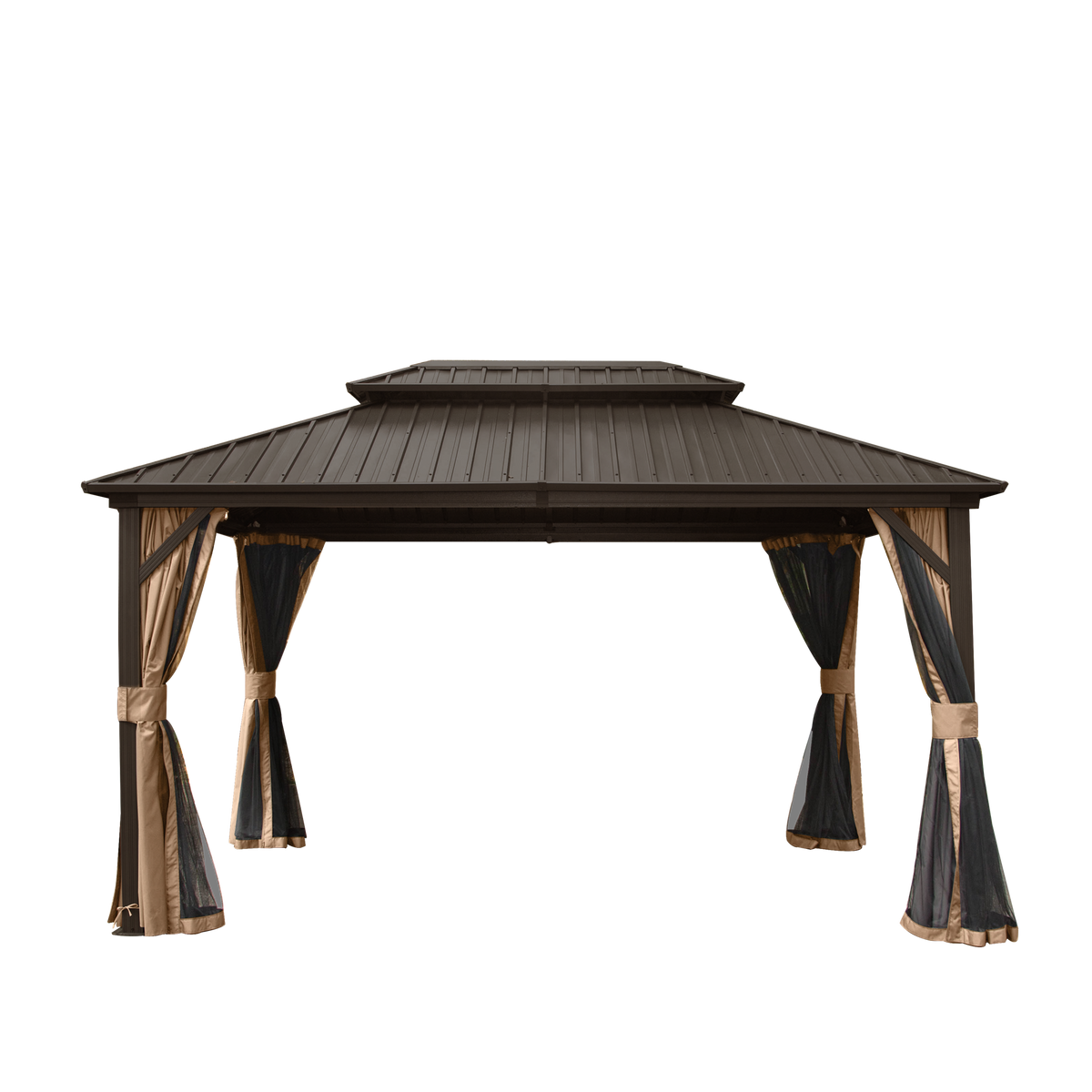 10' x 12' Hardtop Gazebo Permanent Metal Gazebo