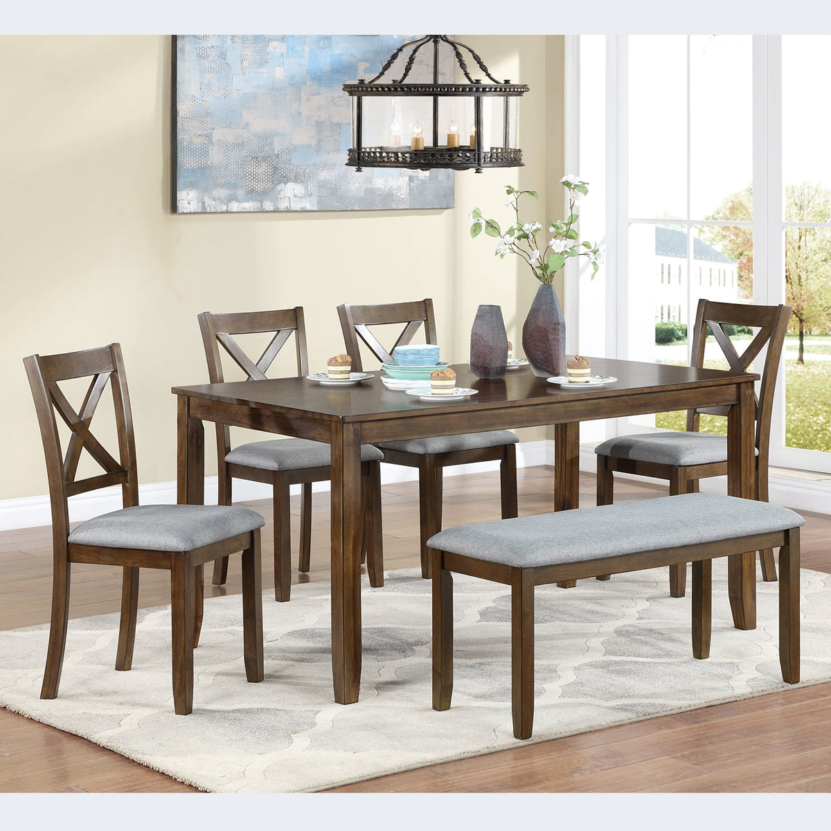 6 Piece Kitchen Dining Set