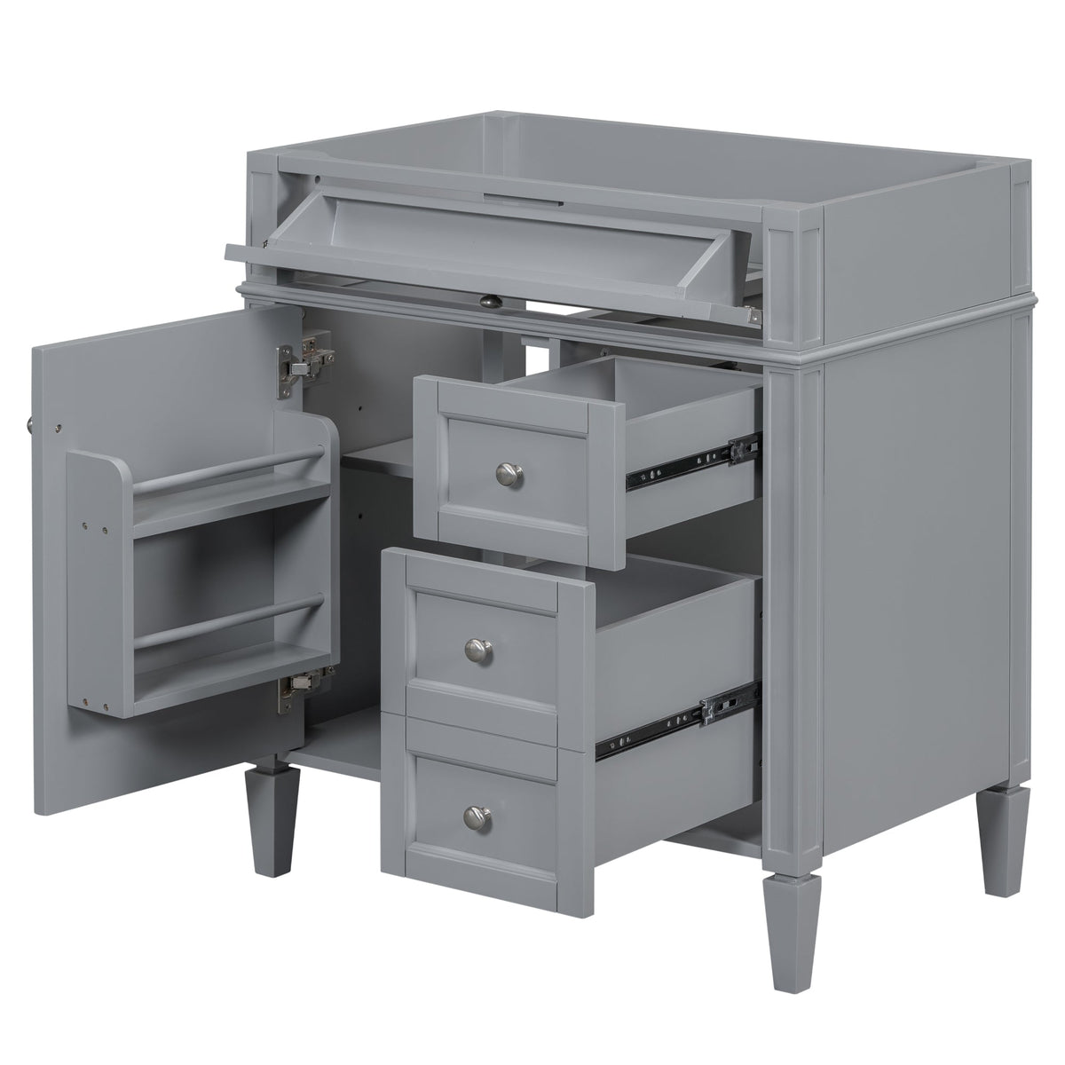 30" Bathroom Vanity Without Top Sink