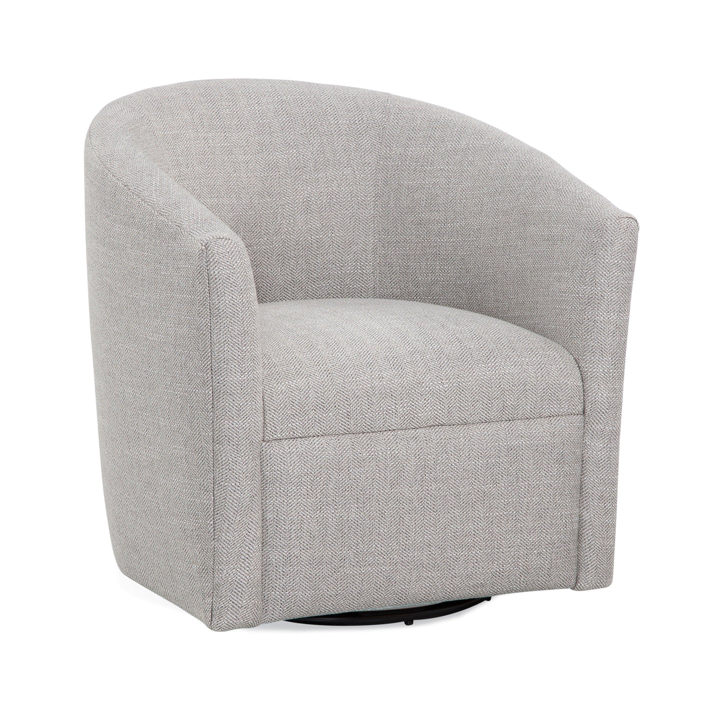 Lainey Sea Oat Swivel Barrel Chair