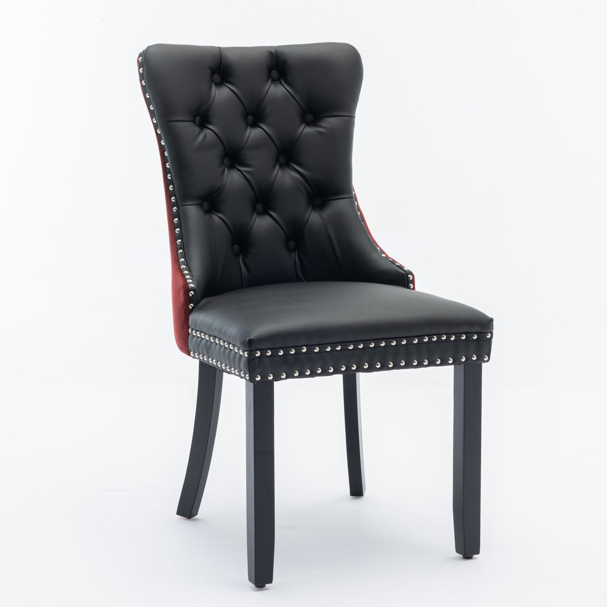 Nikki Collection Modern Tufted Dining Chair Set - 2-Pcs