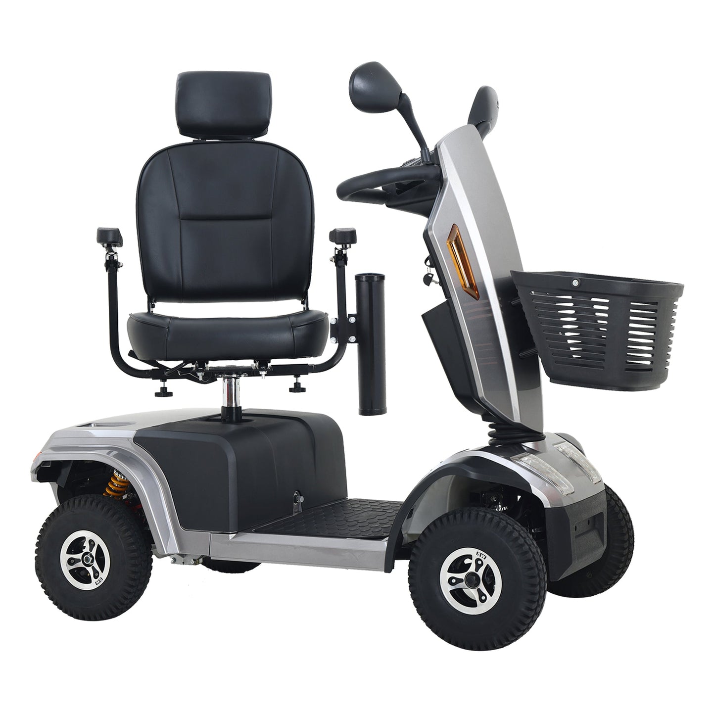S500-Grey Heavy Duty Mobility Scooter
