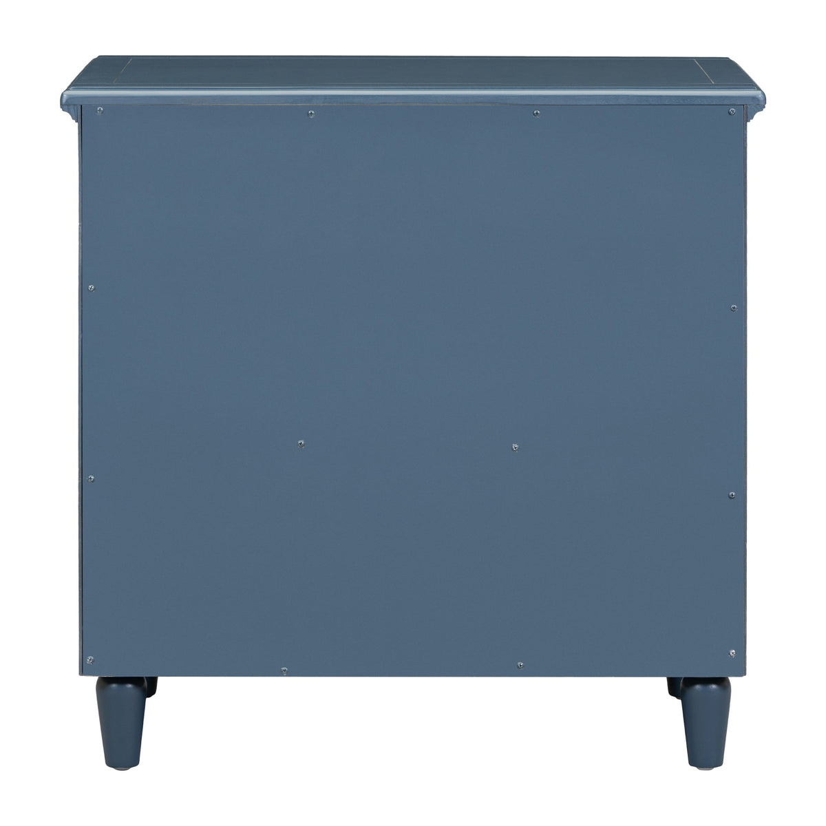 U_STYLE 28'' Pine Wood Nightstand with 3 Drawers