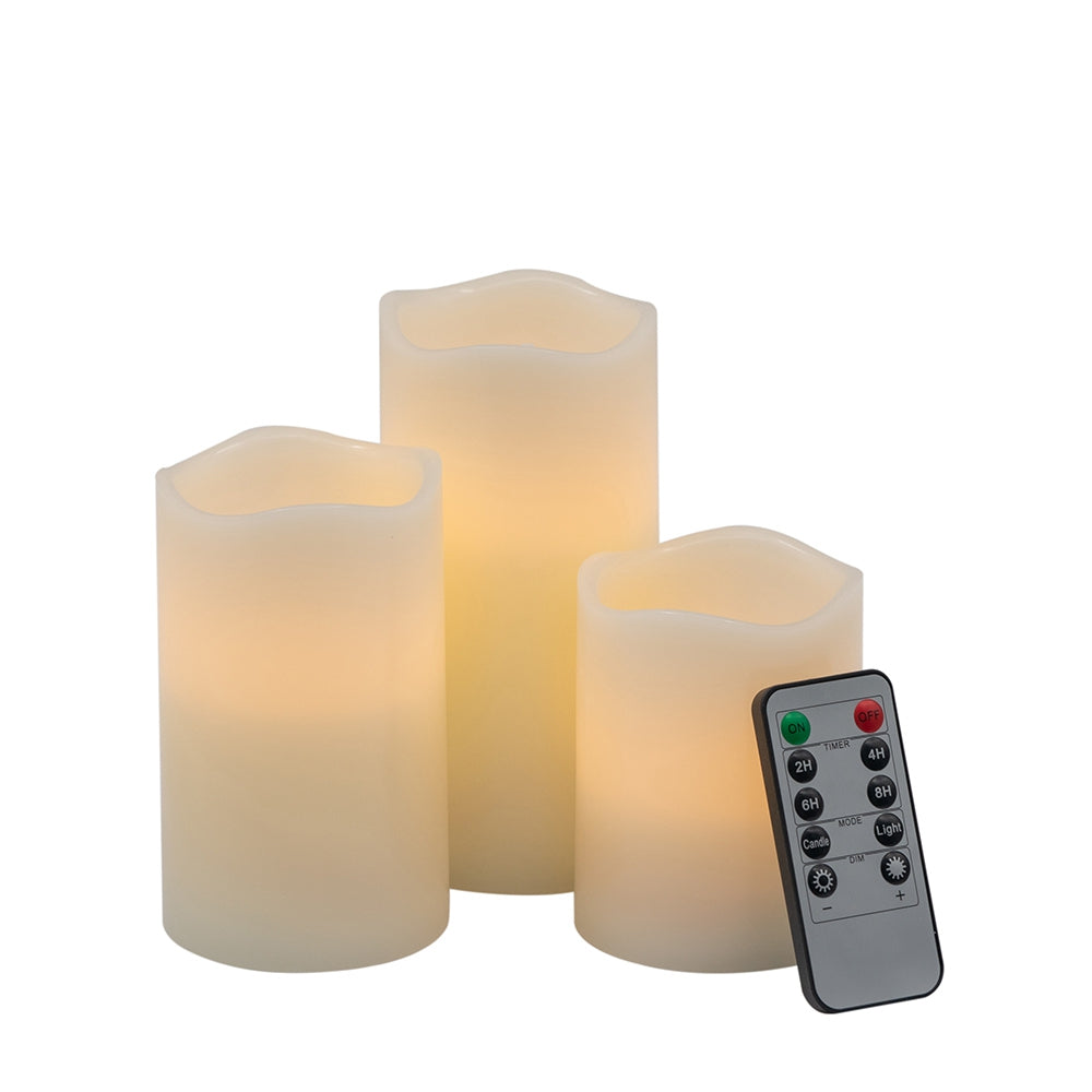 Set of 3 Elegant Vases