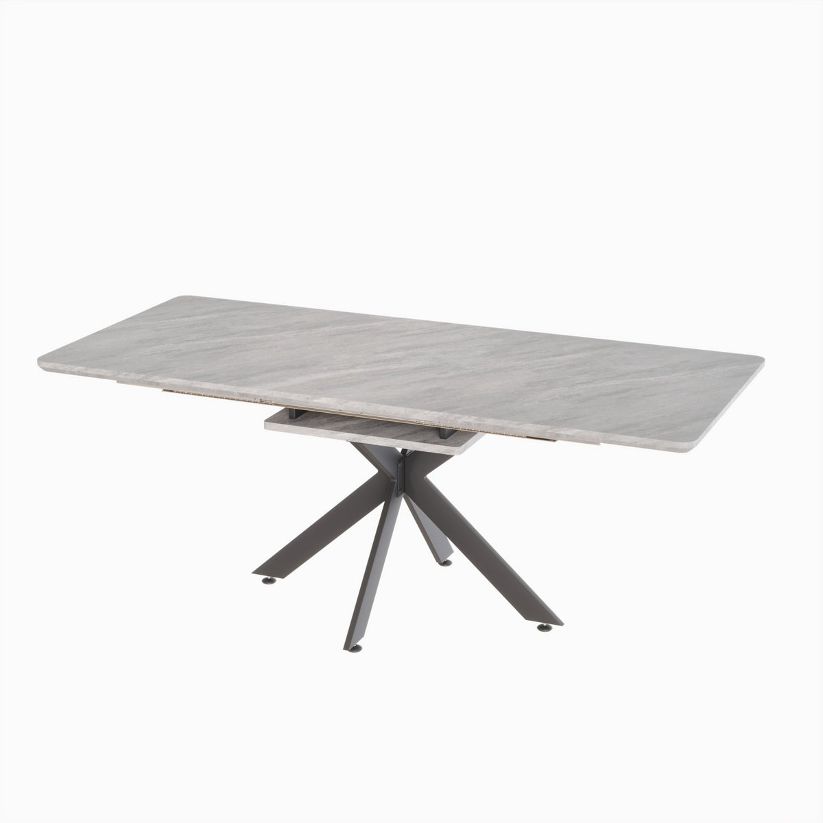 62.4" to 78.15" Extendable Dining Table Set for 6-8