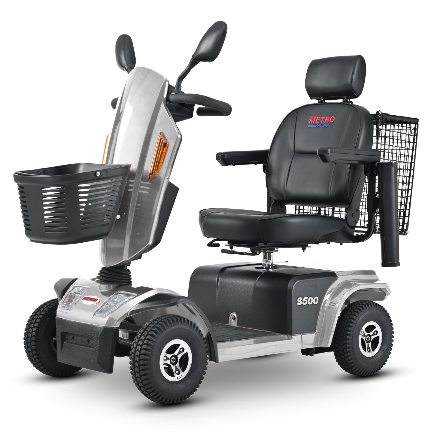 S500-Grey Heavy Duty Mobility Scooter