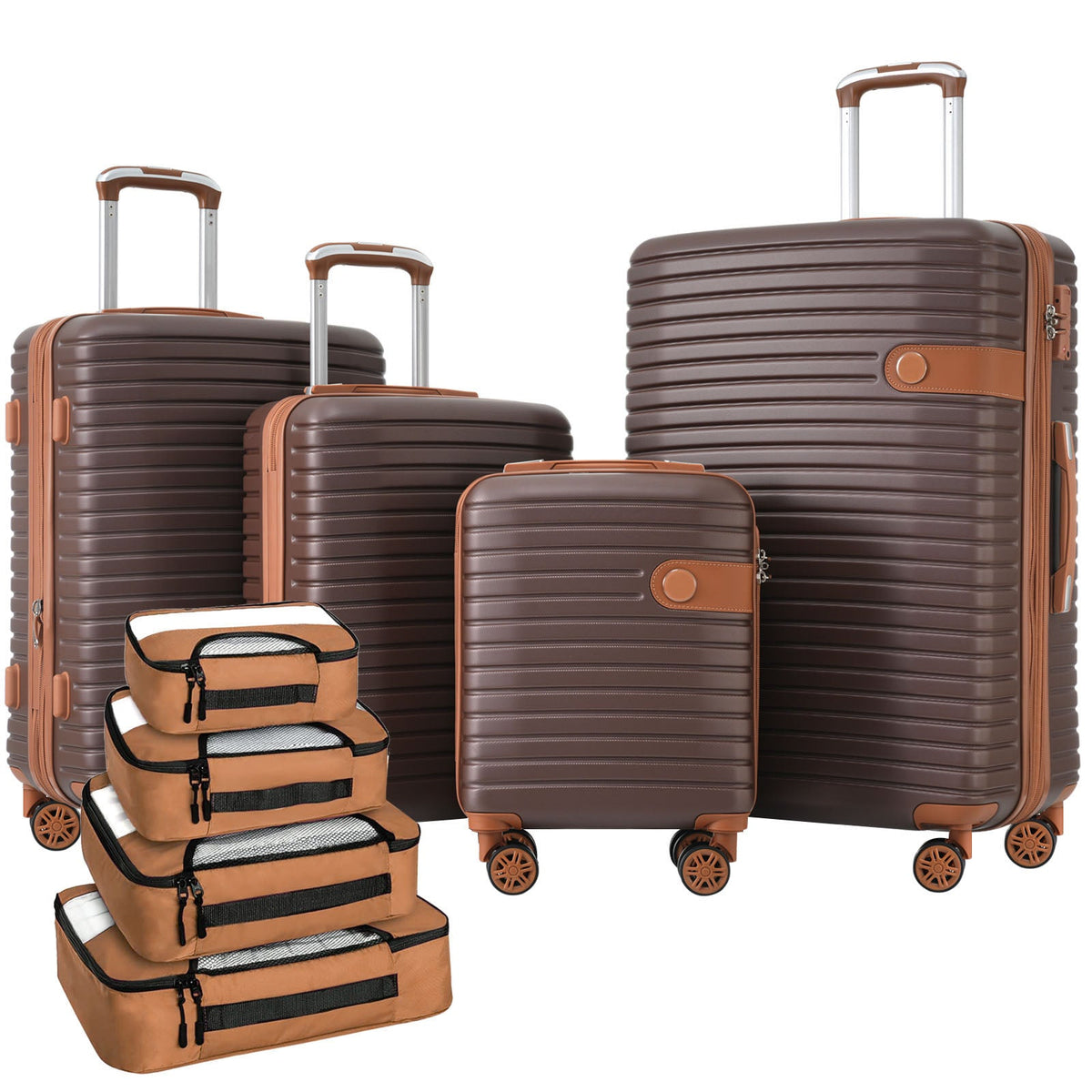 4 Piece Luggage Set Suitcase Set