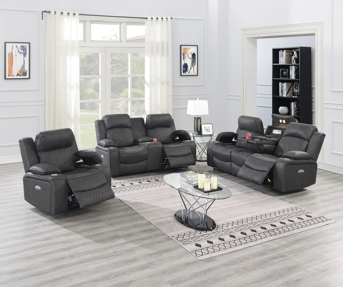 Contemporary Style 3pc Living Room Set