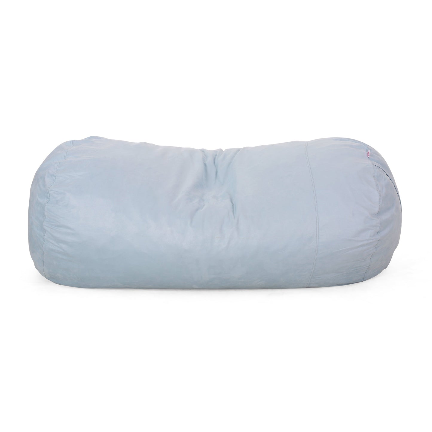 Aruba 8 Foot Microfiber Cylindrical Bean Bag - Seafoam