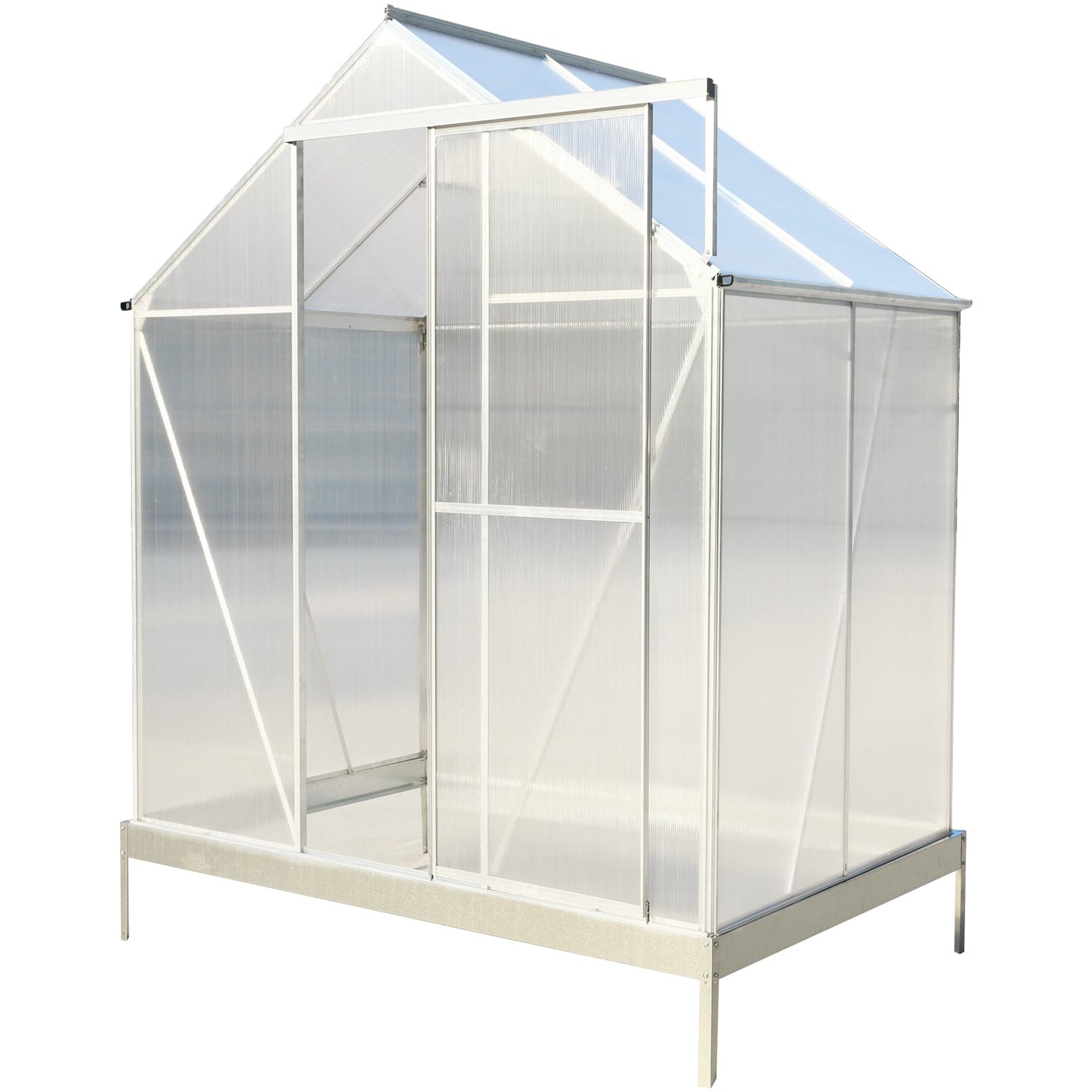 6.3'*4.2'*7' Polycarbonate Greenhouse
