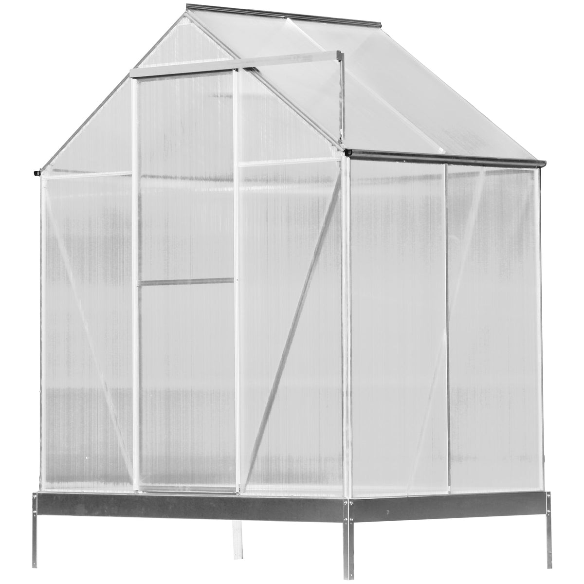 6.3'*4.2'*7' Polycarbonate Greenhouse