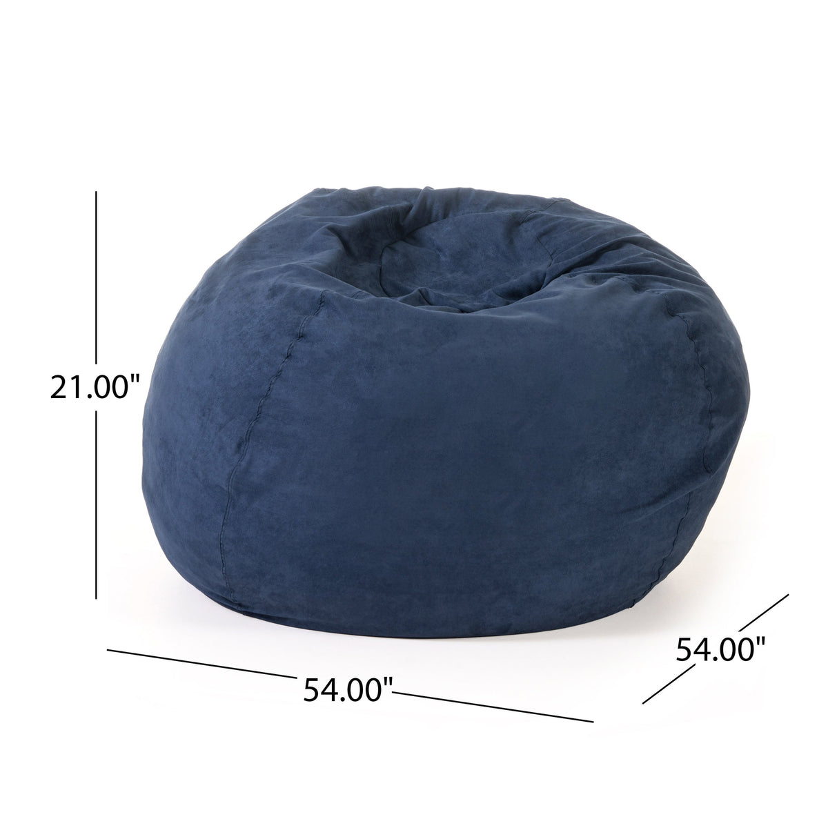 5-Foot Comfortable High-Density Shredded Foam Bean Bag Chair