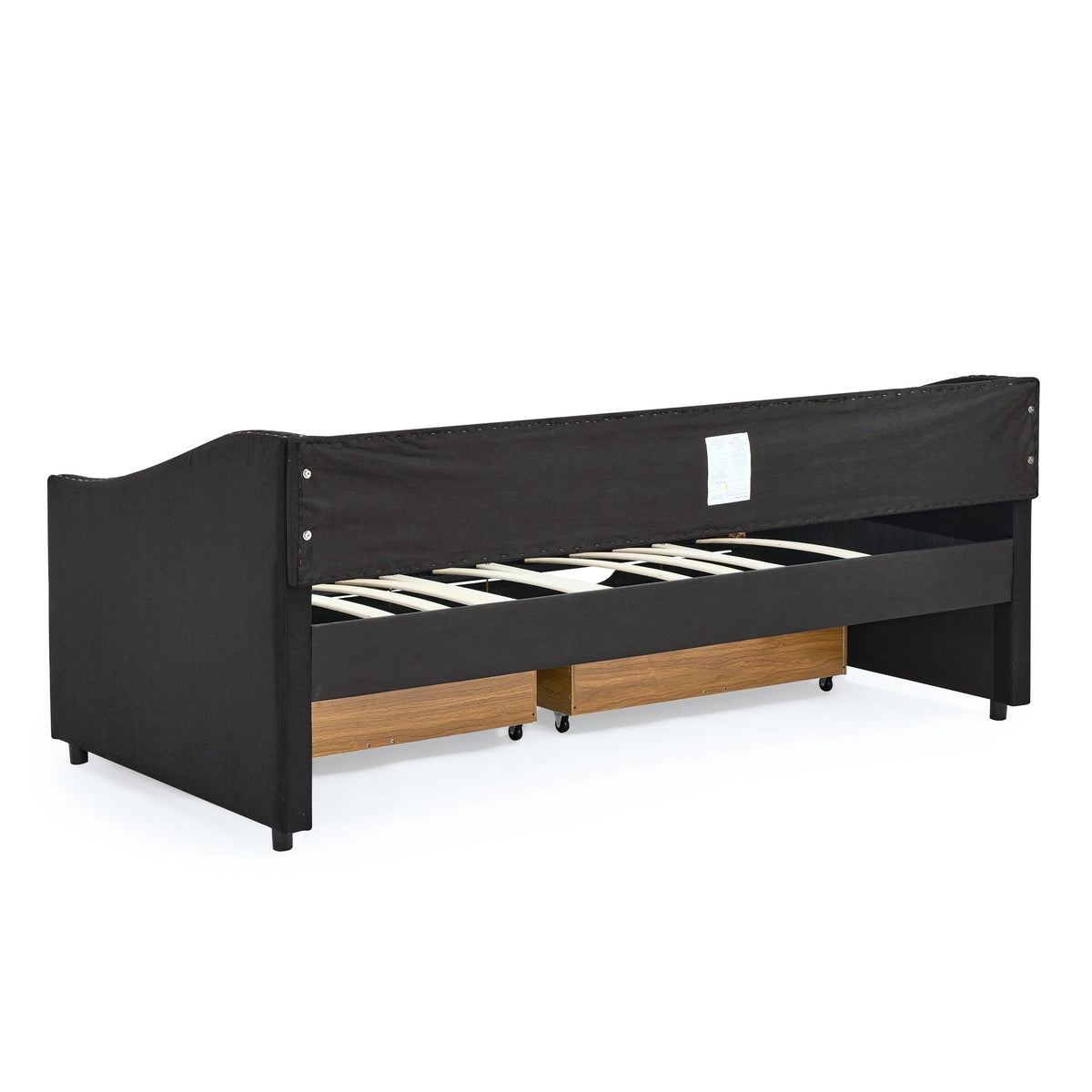 Twin Size Upholstered Daybed with Drawers