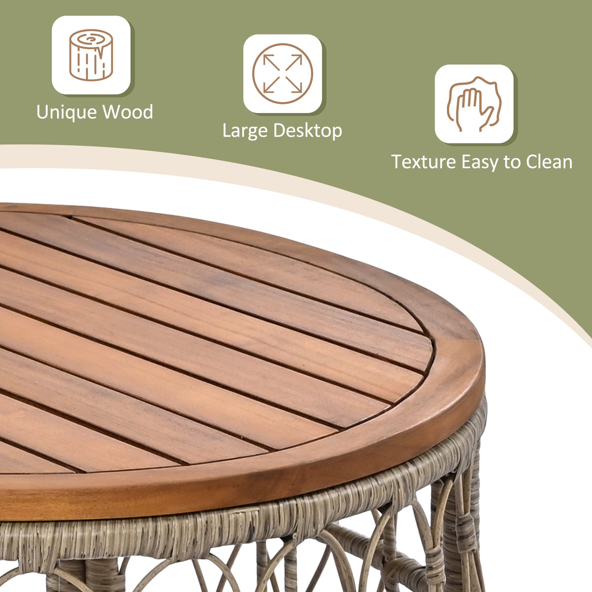 Bohemia-Inspired 4-Person Outdoor Seating Group