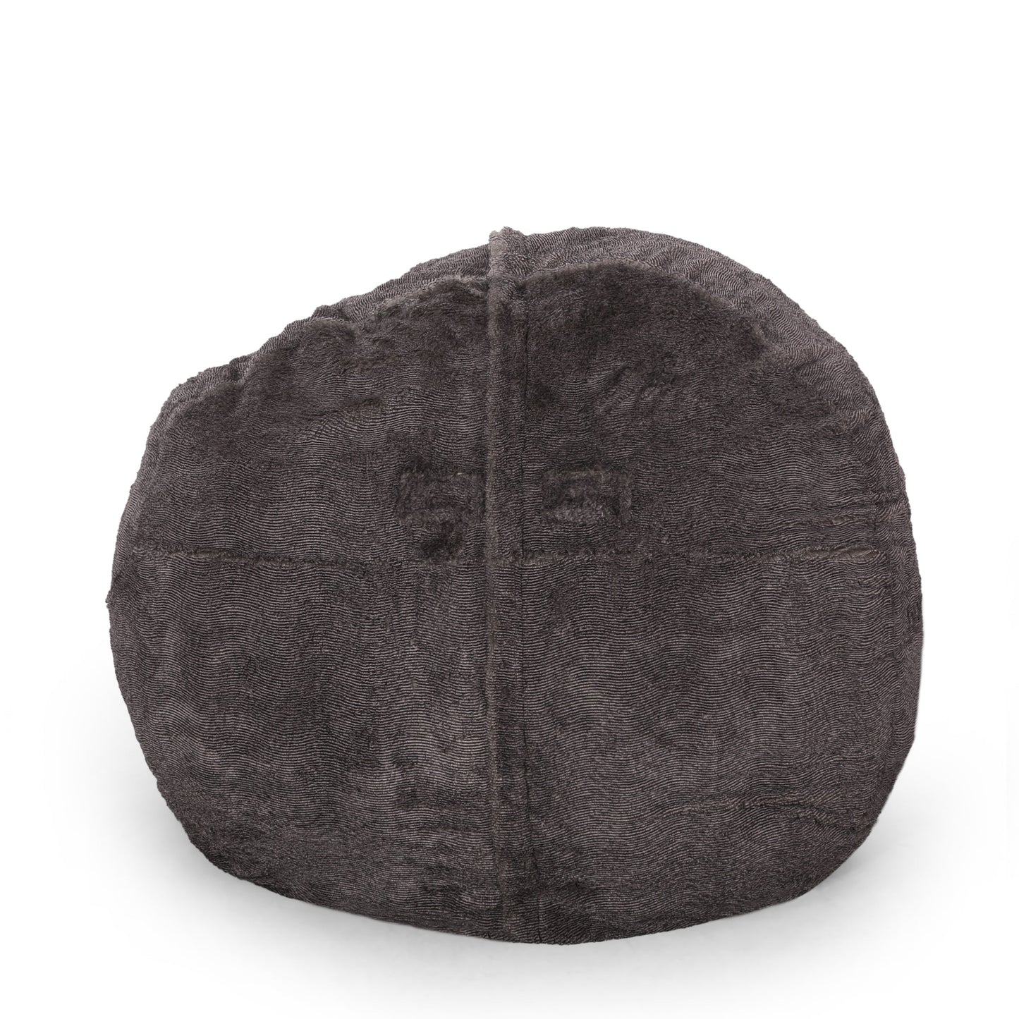 Lily Modern 5 Foot Faux Fur Cozy Bean Bag, Brown/Beige