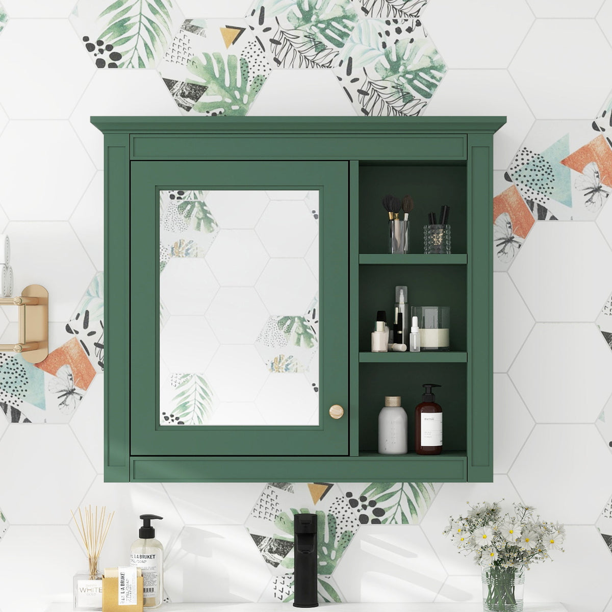 30" x 28" Medicine Cabinet with Mirror