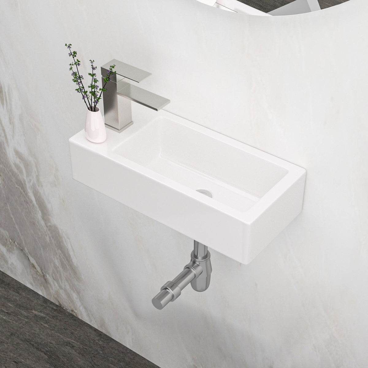 Premium Wall Mounted Ceramic Bathroom Sink