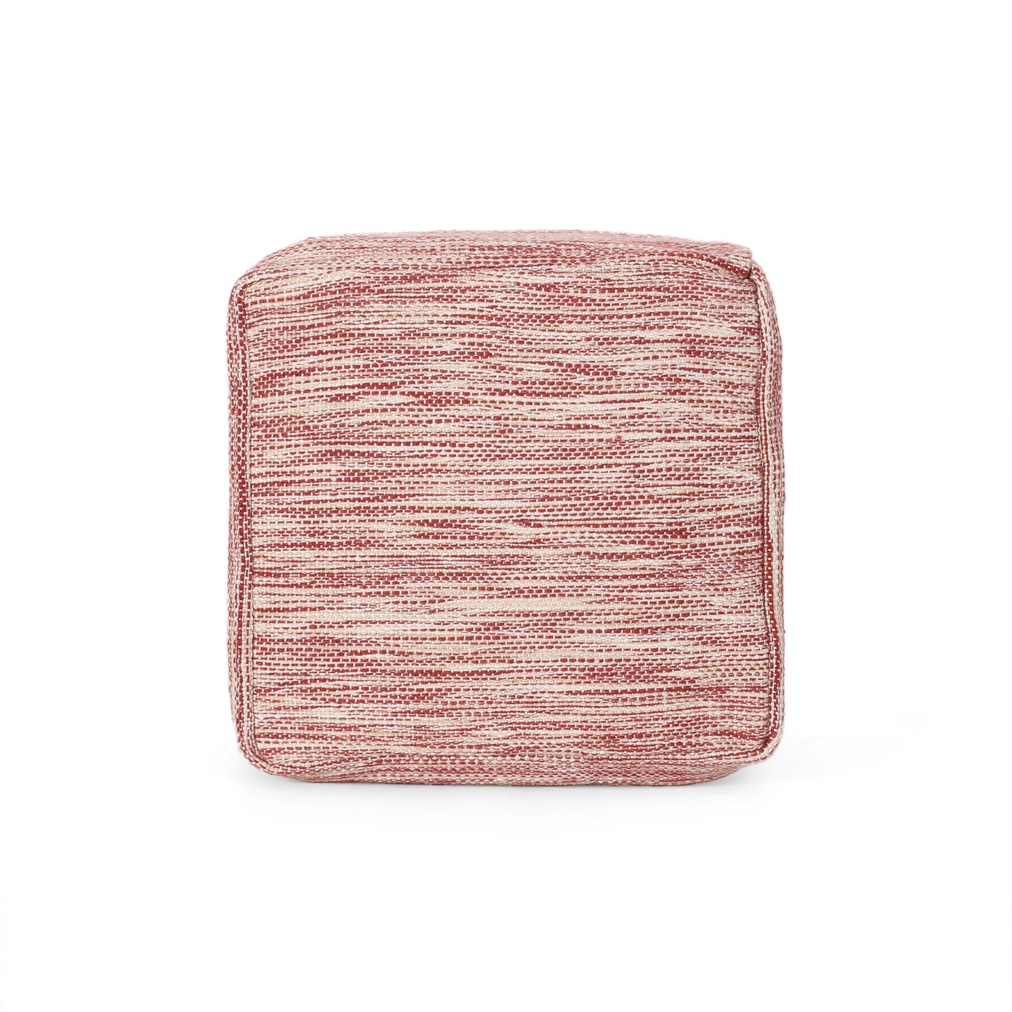 Enigma Yarn and Cotton Square Pouf