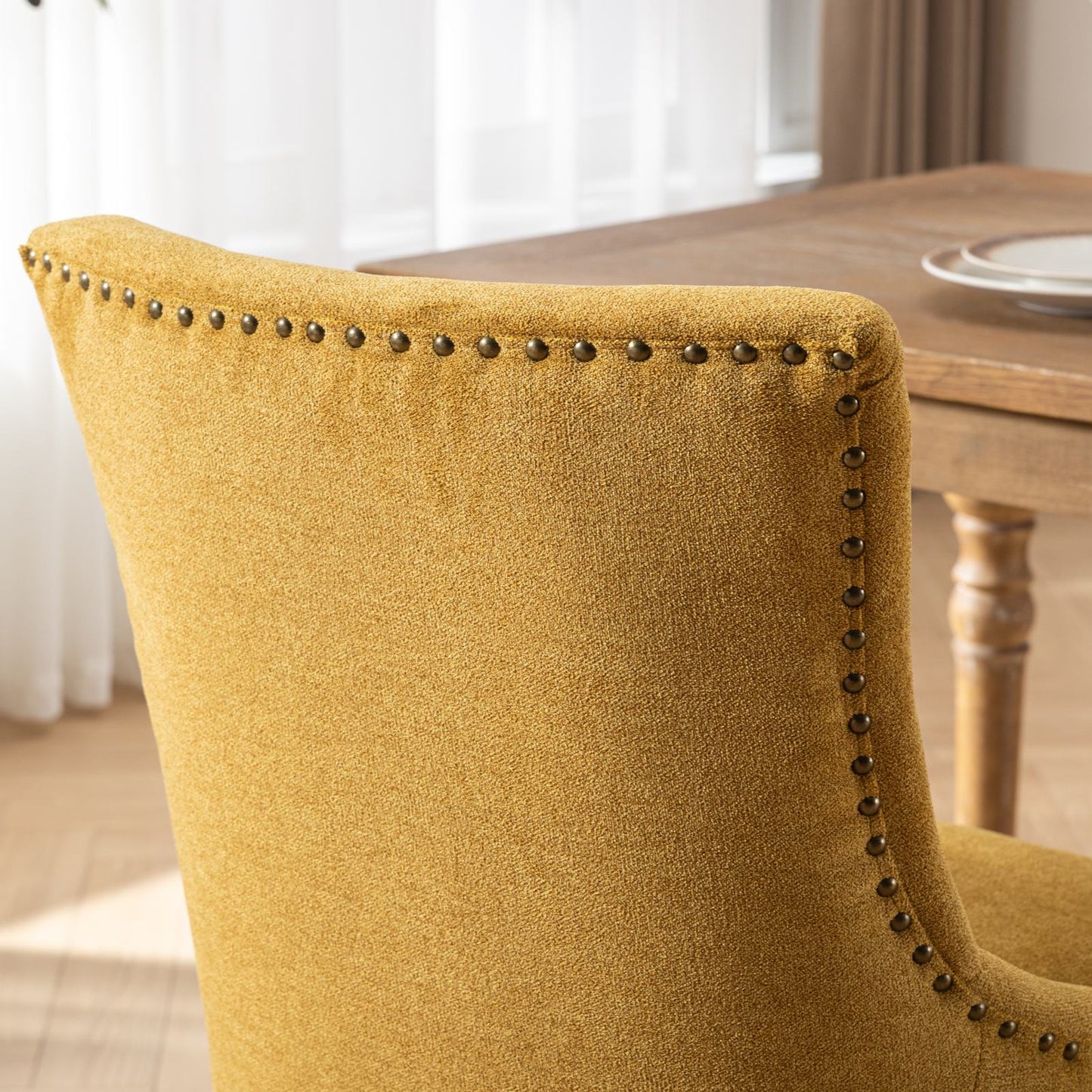 A&A Furniture Ultra Side Dining Chair Set of 2