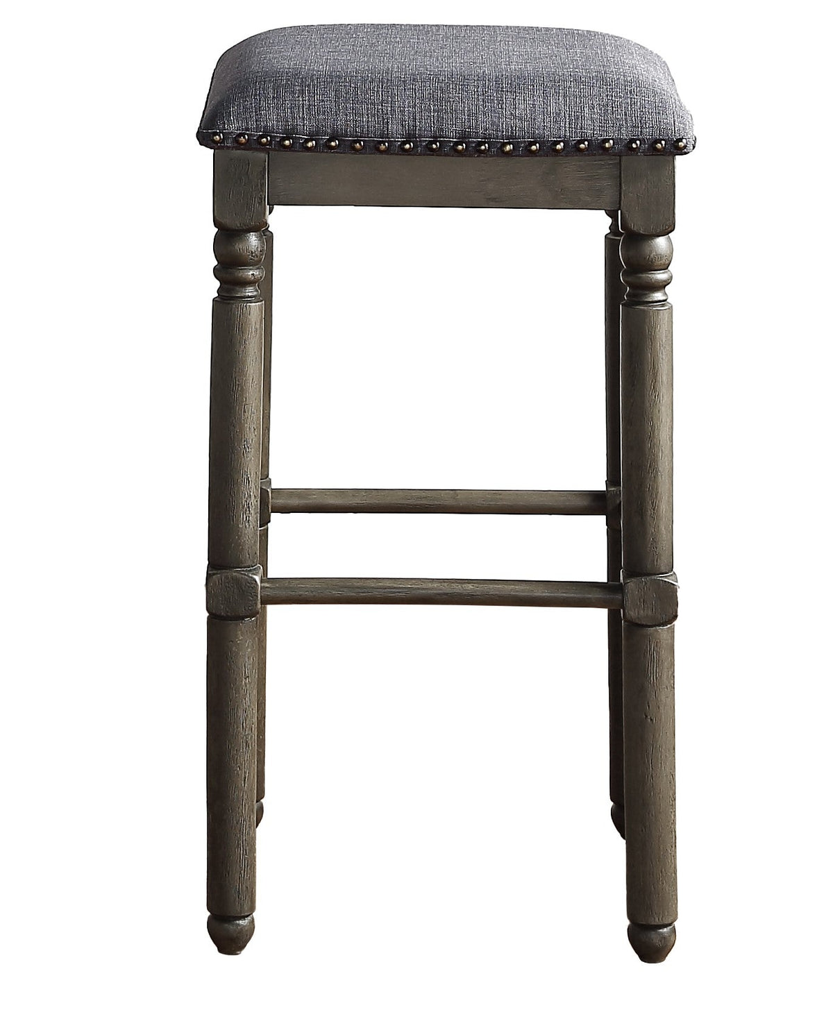 Arnhem Wood Upholstered Bar Stools, Set of 2