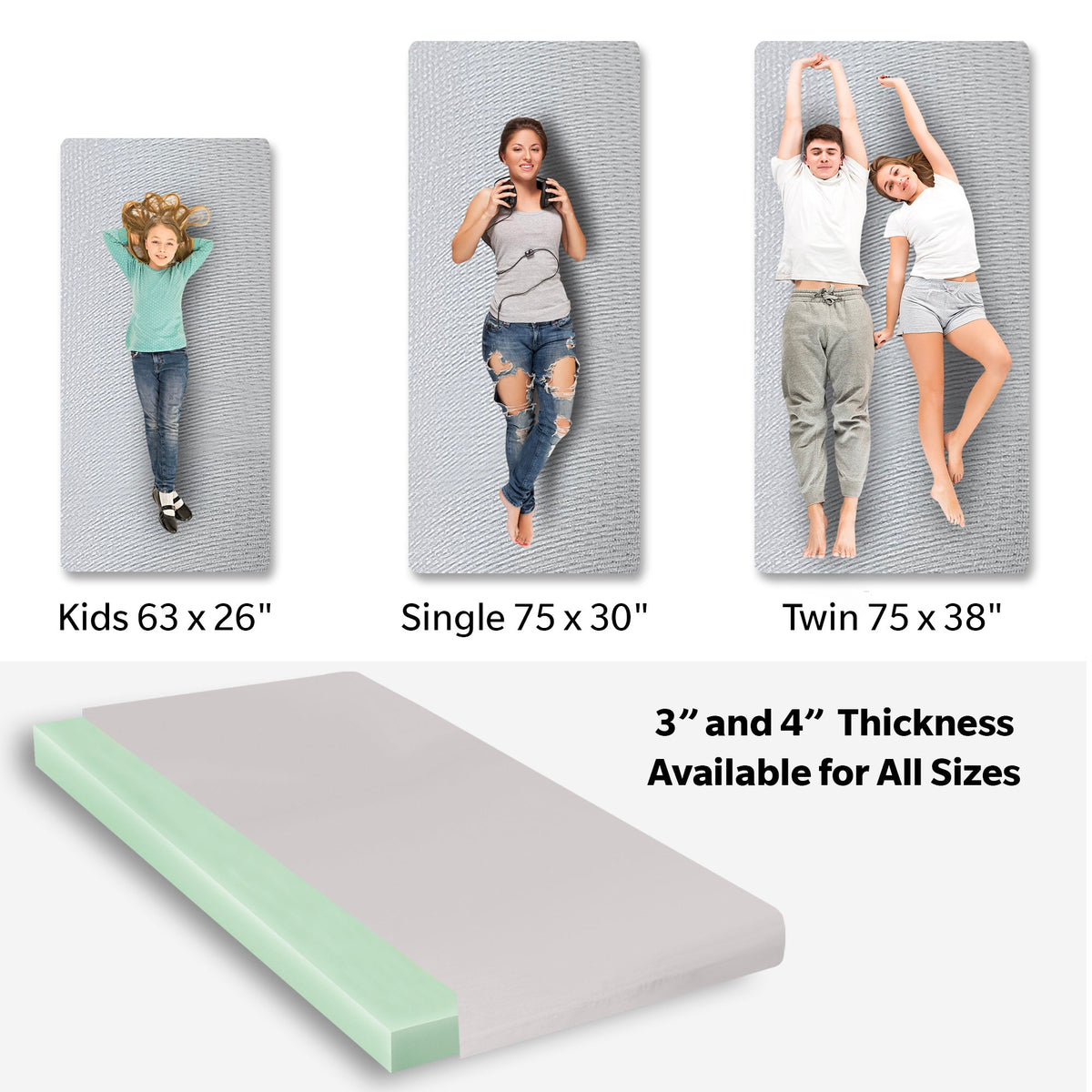 Memory Foam Camping Mattress