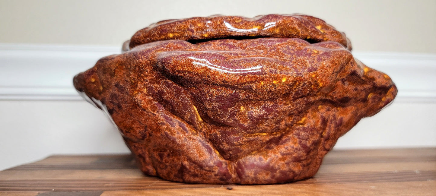 Large Natural Stone Self Watering / African Violet Pot